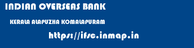 INDIAN OVERSEAS BANK  KERALA ALAPUZHA KOMALAPURAM   ifsc code
